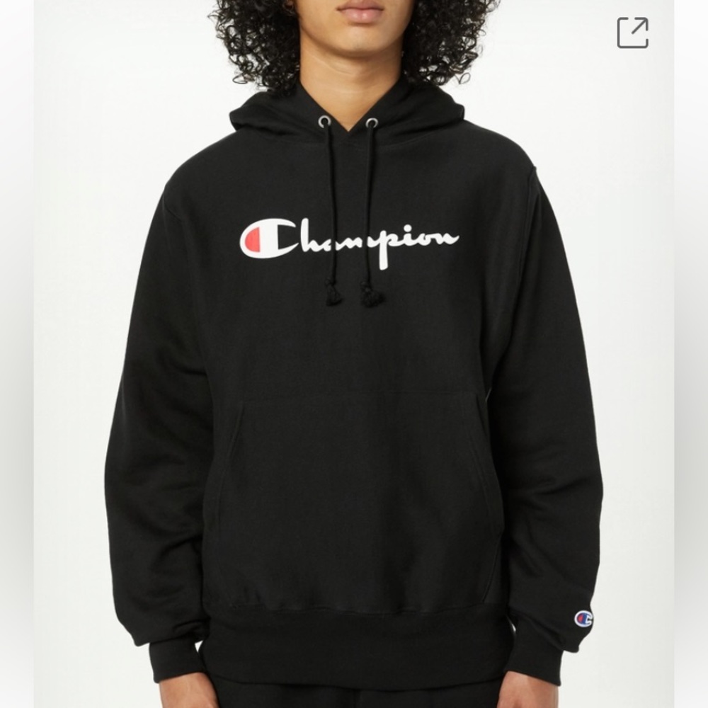 Champion Making the Cut Drawstring Hoodie Black Size Large